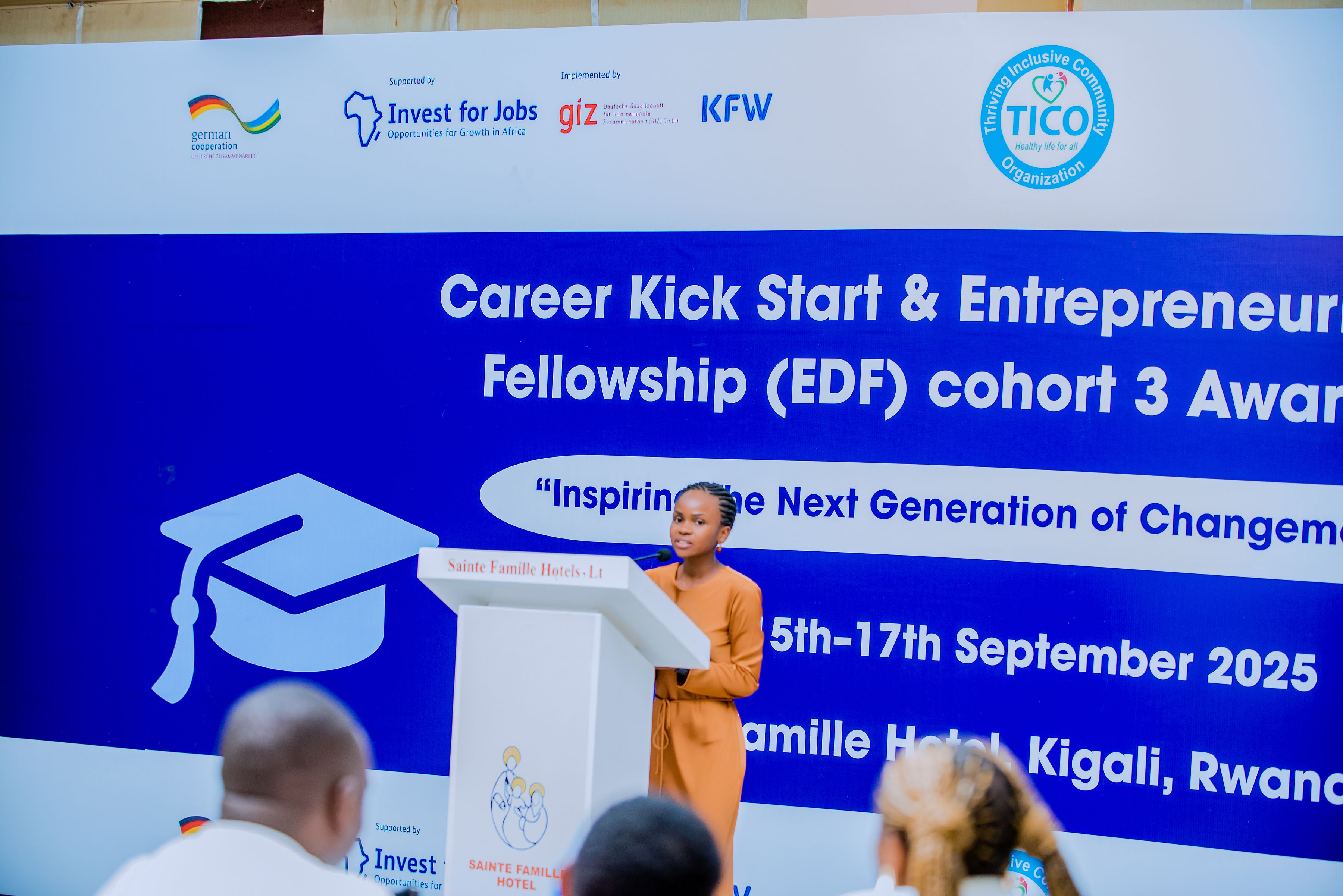 Dusenge Grâce, Umunyamabanga wa NYC, agira inama urubyiruko rufite imyumvire yo kwitinya no kudaha agaciro amahirwe abateganyirizwa.